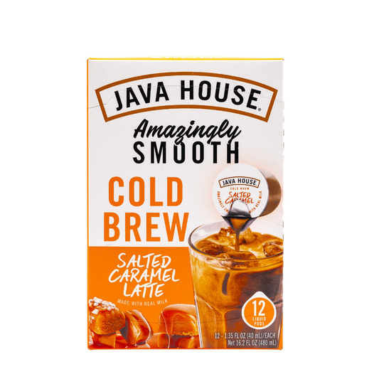 Java House Latte Cold Brew Coffee Pods - Salted Caramel