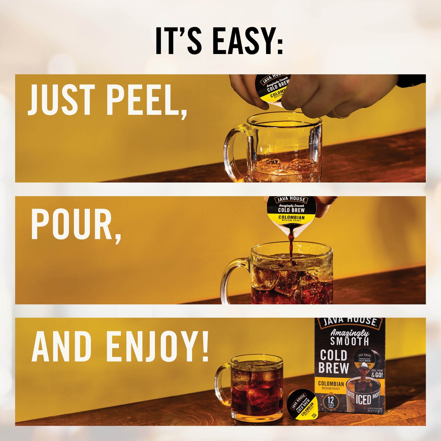 Cold Brew Coffee Pods - Ethiopian - Pack of 36