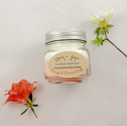 Mango and Coconut Soy Candle – Tropical & Sweet Scent | Mam Jam’s