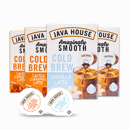 Java House Latte Cold Brew Coffee Pods - French Vanilla