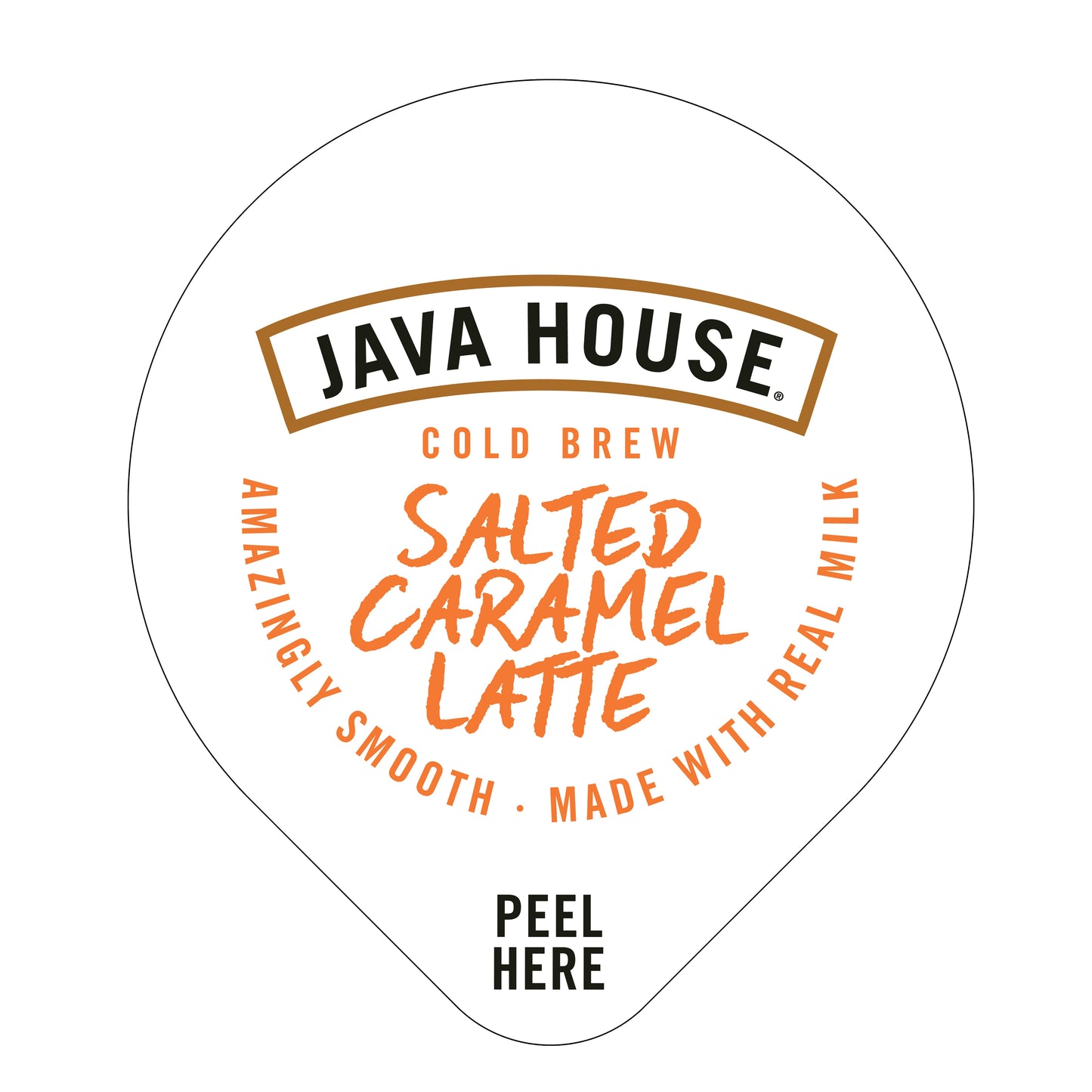 Java House Latte Cold Brew Coffee Pods - Salted Caramel