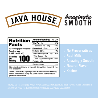Java House Latte Cold Brew Coffee Pods - French Vanilla